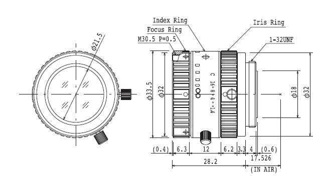 Unice M0814-MP2 lens